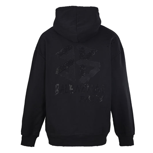 Balenciaga Unisex Oversized Logo Hoodie