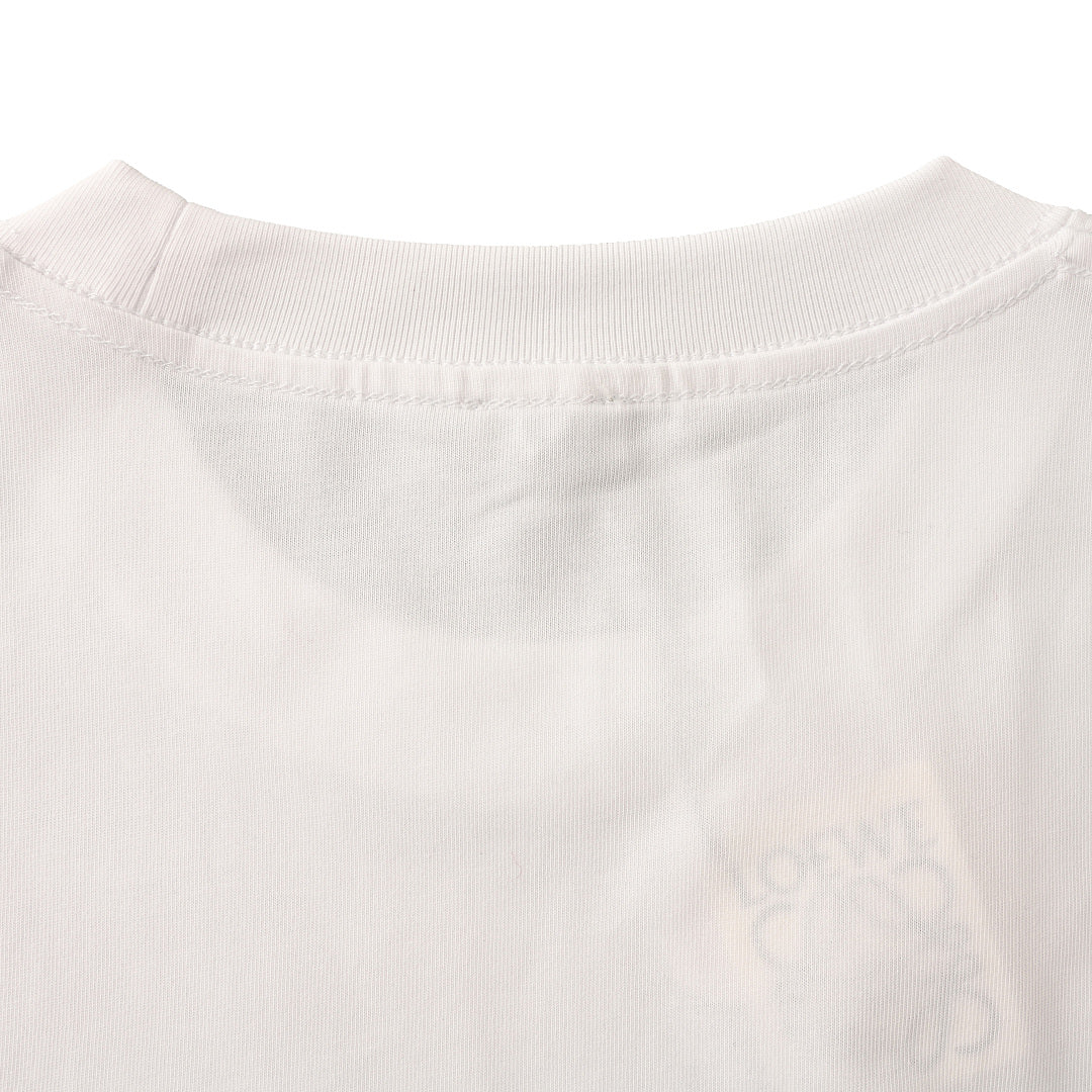 Loewe T-Shirt with Contrast Embroidered Chest Logo