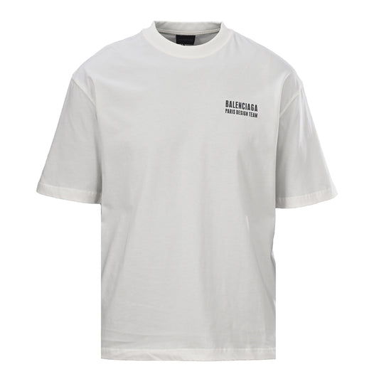 Balenciaga Logo Cotton Jersey T-Shirt