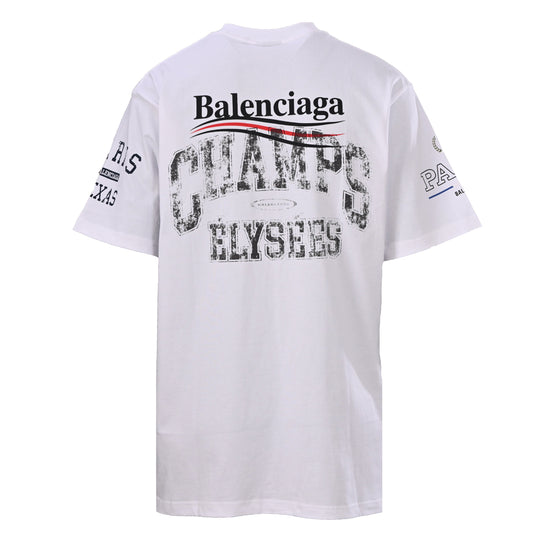 Balenciaga Logo Cotton Jersey T-Shirt