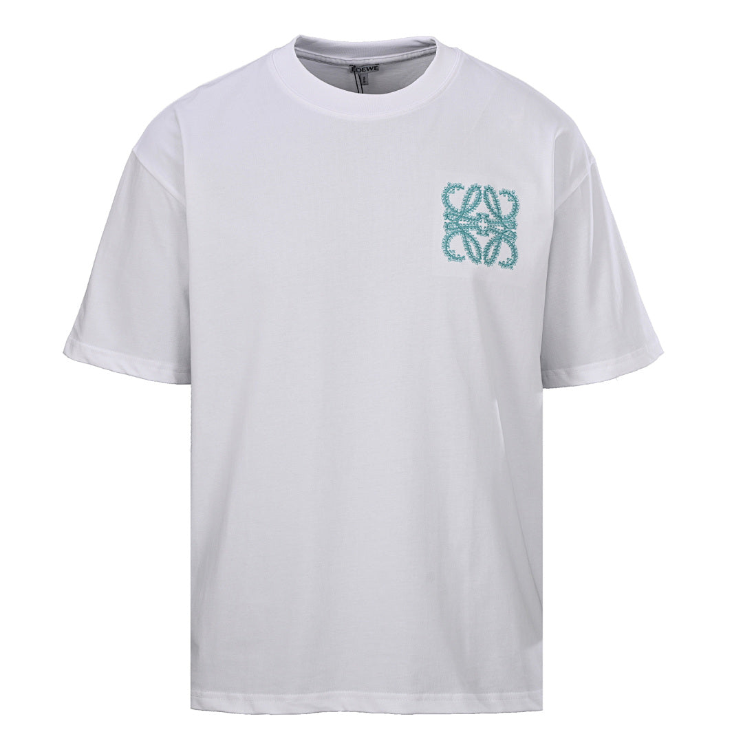 Loewe Thorn Logo Embroidered T-Shirt