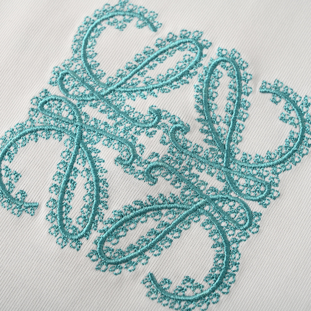 Loewe Thorn Logo Embroidered T-Shirt