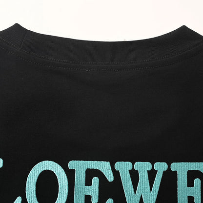 Loewe Thorn Logo Embroidered T-Shirt