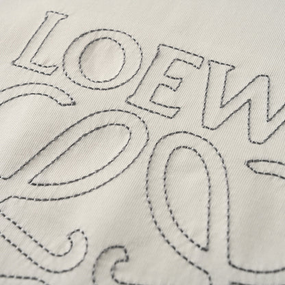 Loewe Seed-Stitch Embroidered Short-Sleeve T-Shirt
