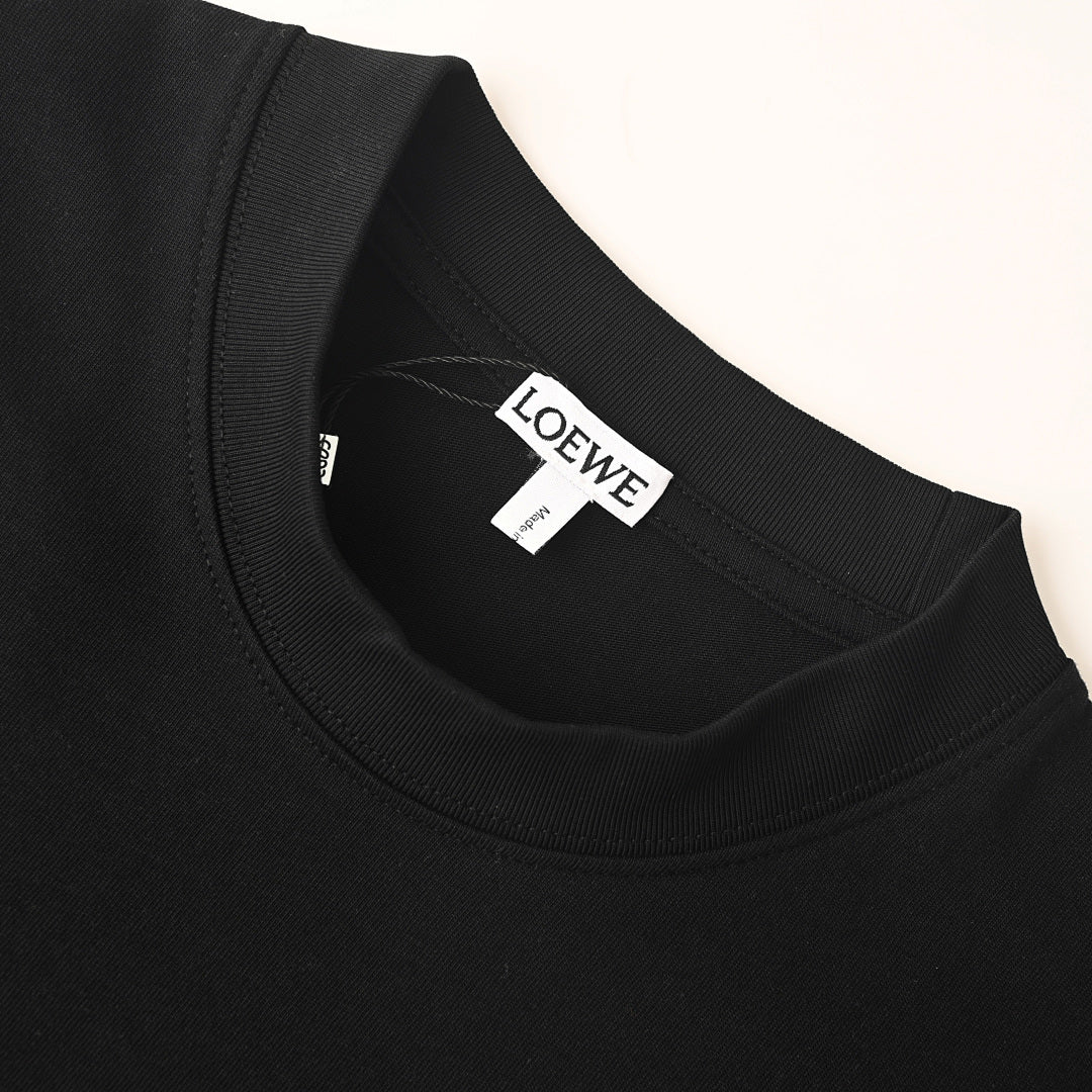 Loewe Seed-Stitch Embroidered Short-Sleeve T-Shirt