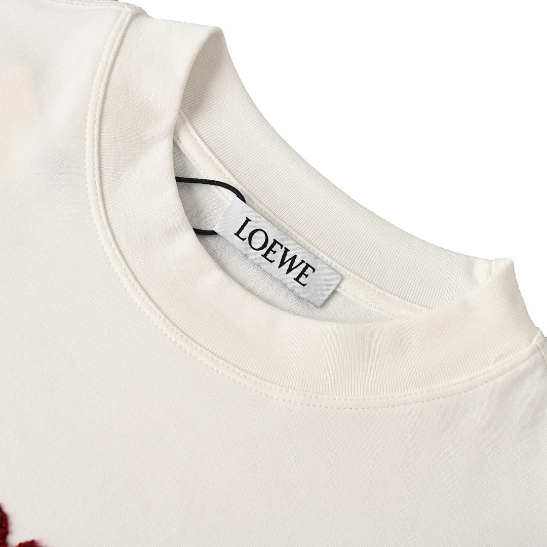 LOEWE Leaf Print Casual Hoodie