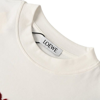 LOEWE Leaf Print Casual Hoodie