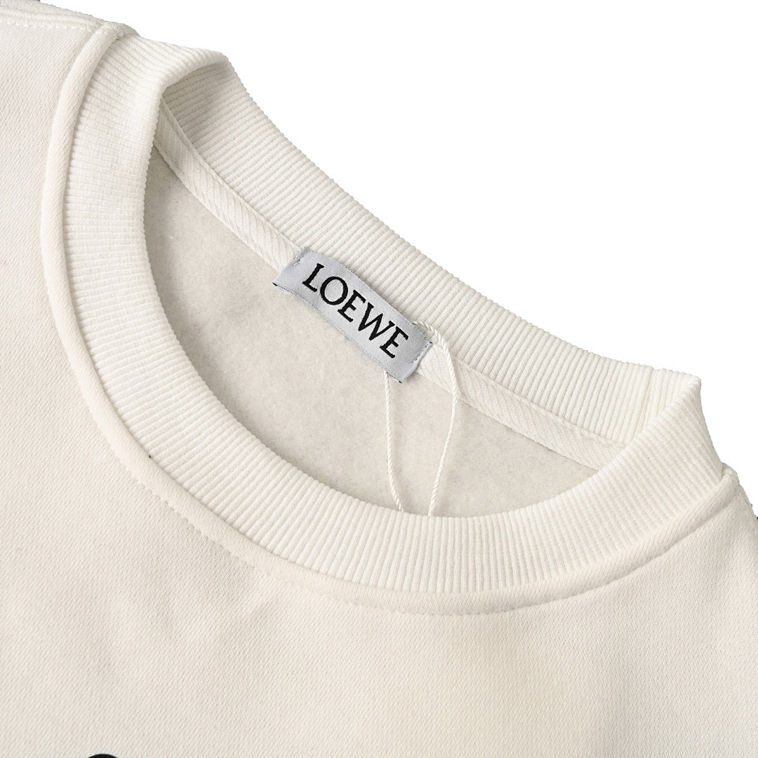 LOEWE Leaf Print Casual Hoodie