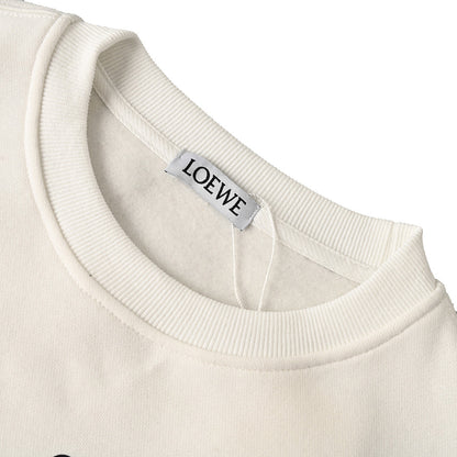 LOEWE Leaf Print Casual Hoodie