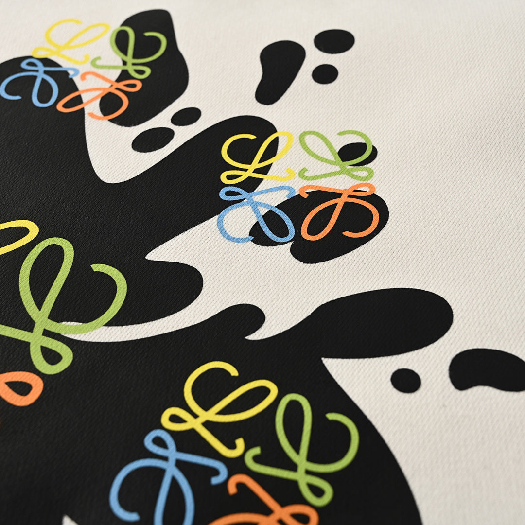 LOEWE Leaf Print Casual Hoodie