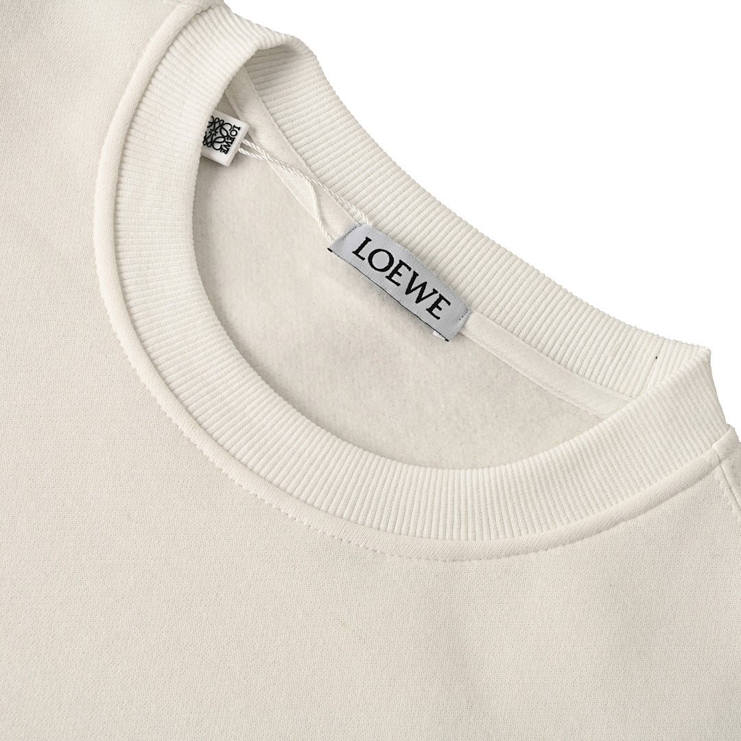 LOEWE Leaf Print Casual Hoodie