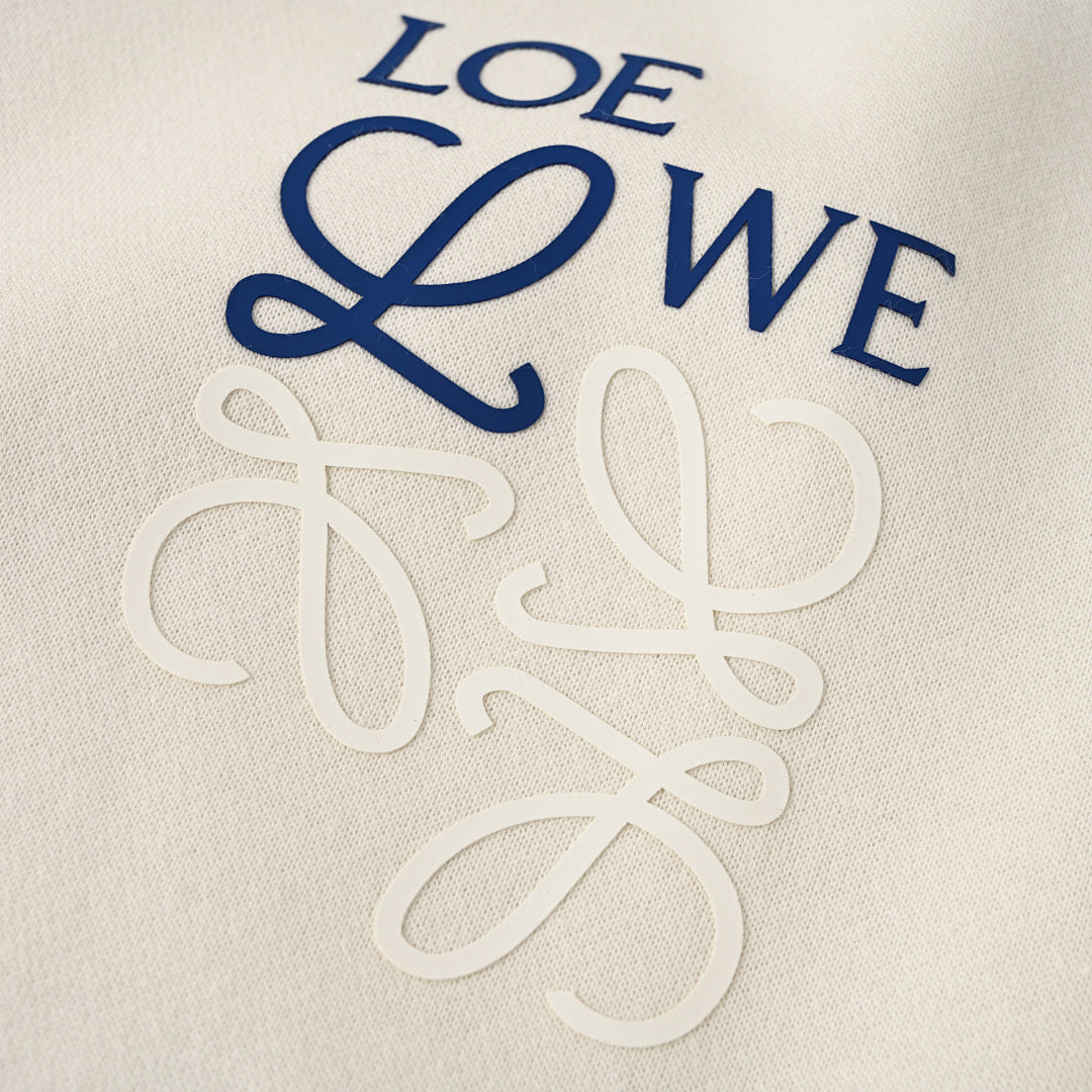 LOEWE Leaf Print Casual Hoodie