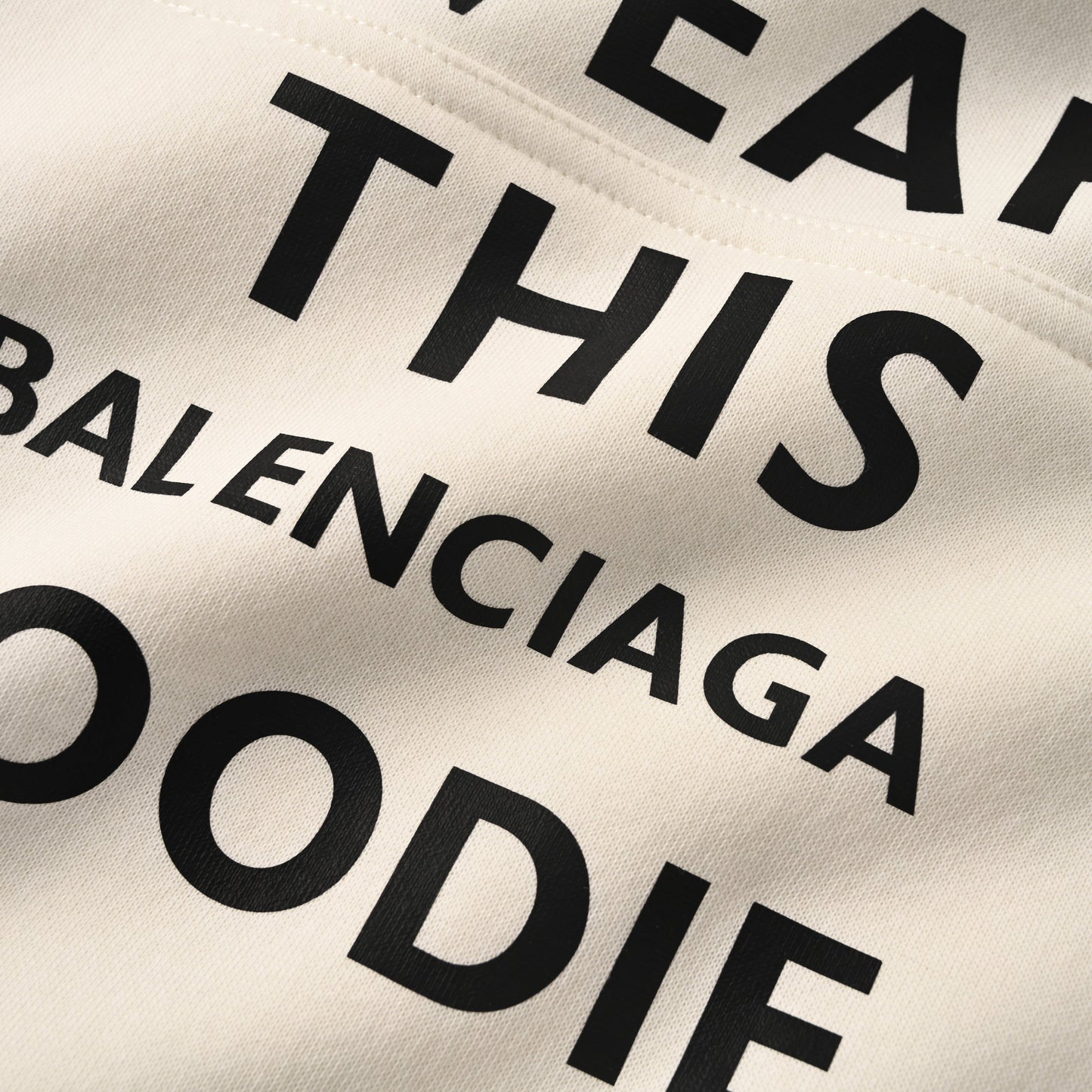 Balenciaga Oversized Logo Pullover Hoodie