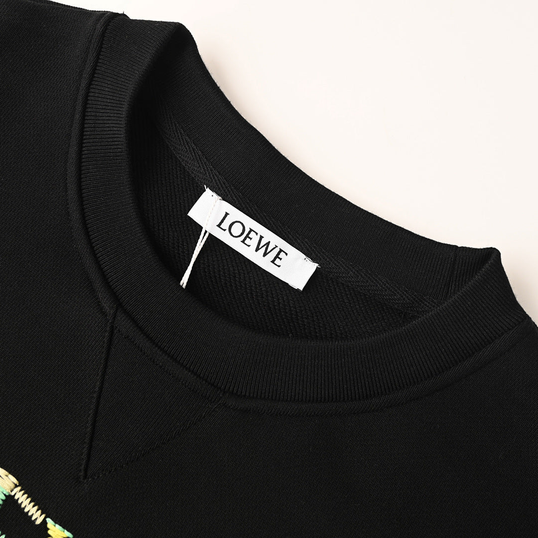 LOEWE Leaf Print Casual Hoodie