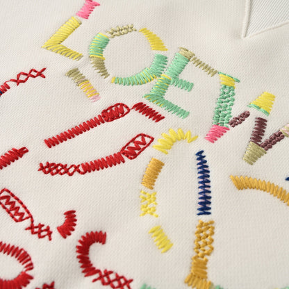 LOEWE Leaf Print Casual Hoodie