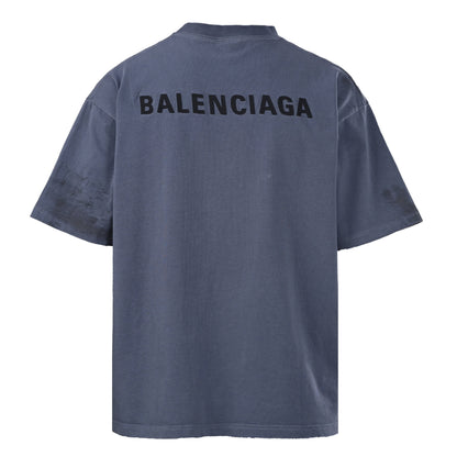 Balenciaga Logo Cotton Jersey T-Shirt