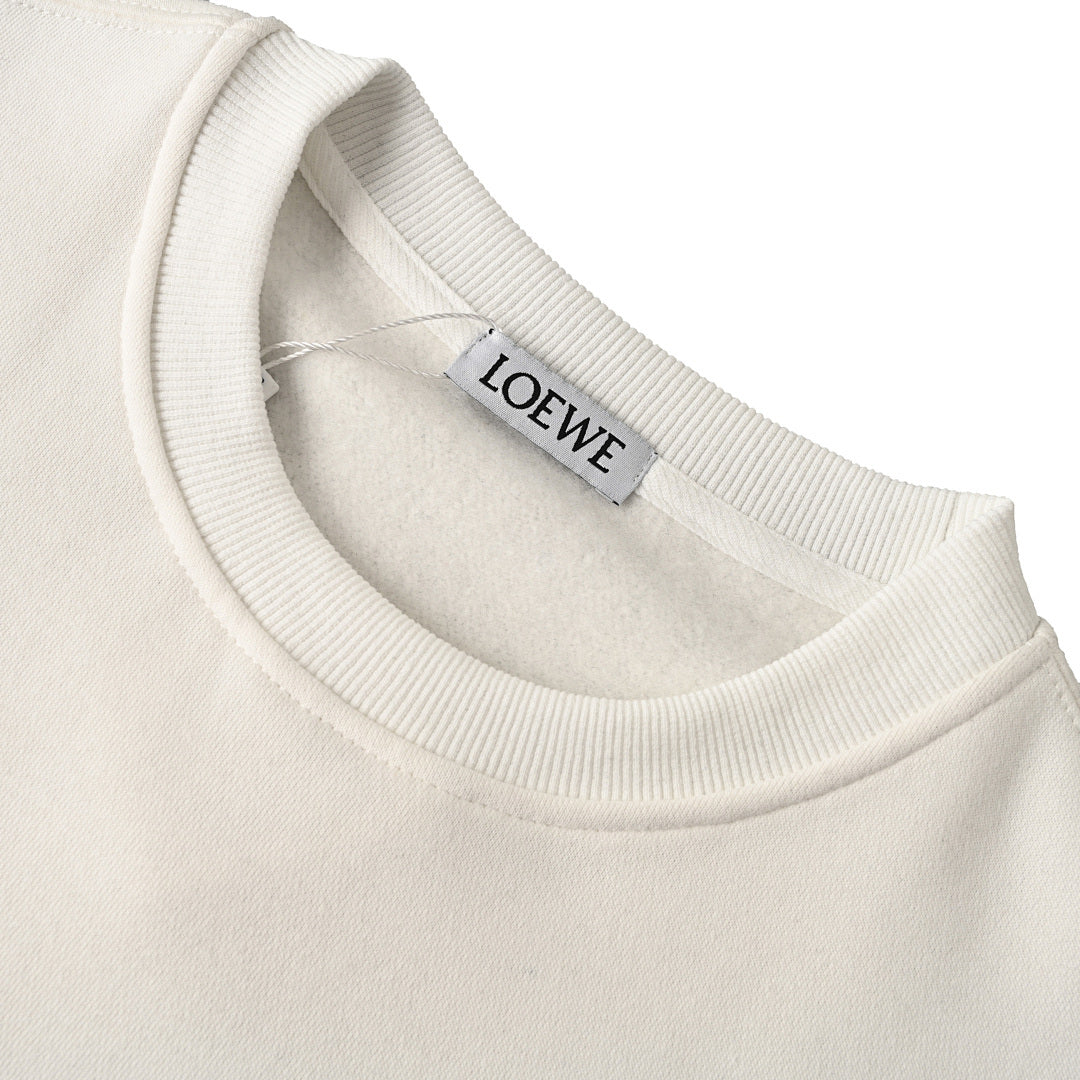 LOEWE Leaf Print Casual Hoodie
