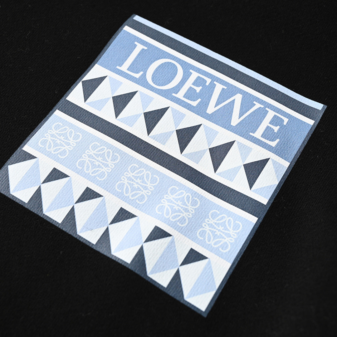 LOEWE Leaf Print Casual Hoodie
