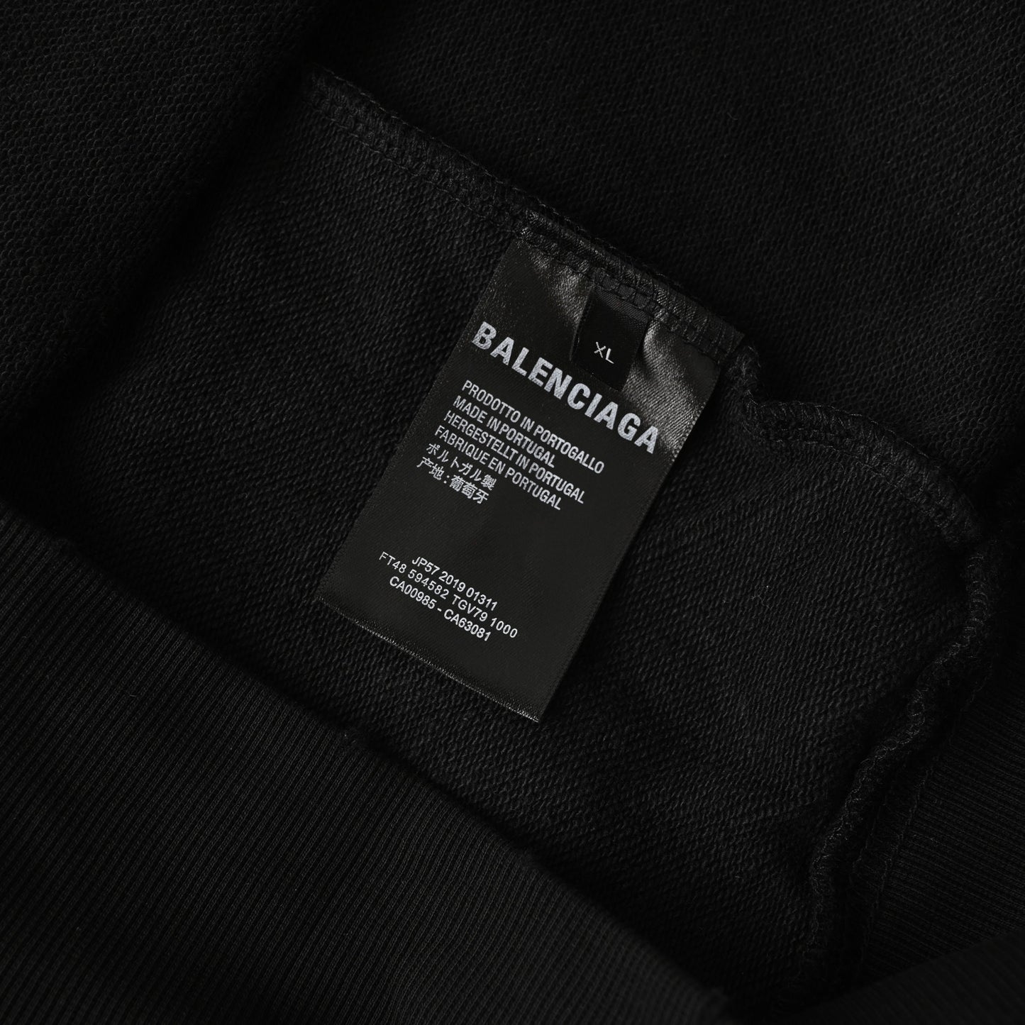 Balenciaga Unisex Oversized Logo Hoodie