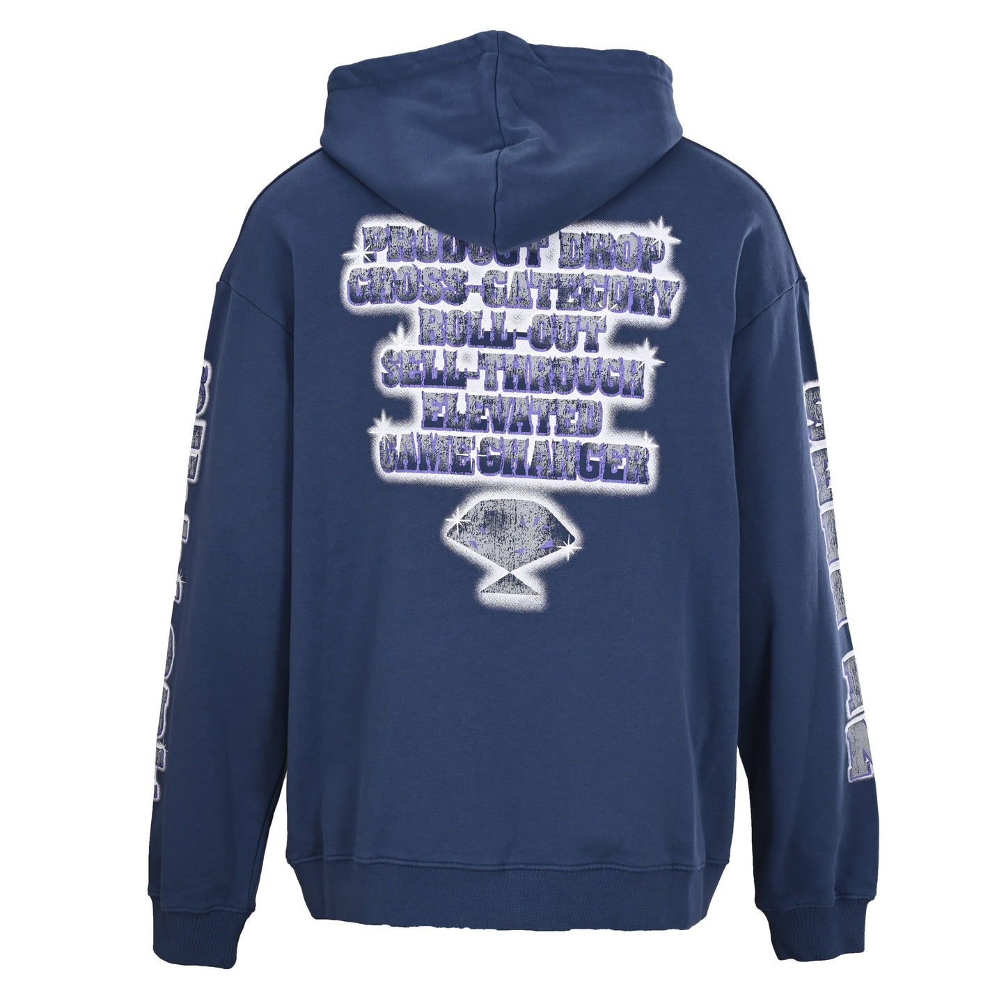 Balenciaga Paris Script Logo Cotton Hoodie