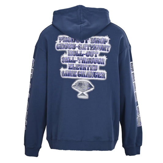 Balenciaga Paris Script Logo Cotton Hoodie