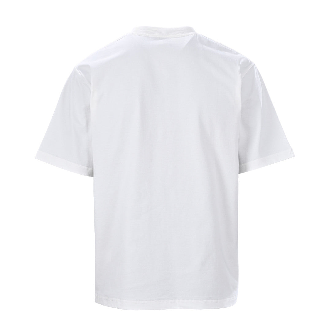 Loewe Neon-Embroidered Fluorescent Pink T-Shirt