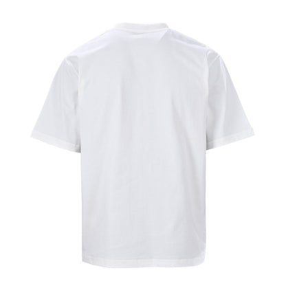 Loewe Neon-Embroidered Fluorescent Pink T-Shirt