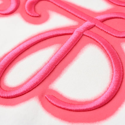 Loewe Neon-Embroidered Fluorescent Pink T-Shirt