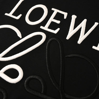 Loewe T-Shirt with Contrast Embroidered Chest Logo