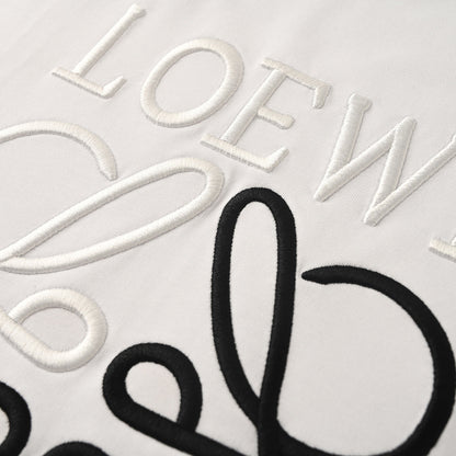 Loewe T-Shirt with Contrast Embroidered Chest Logo
