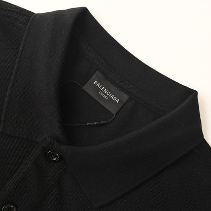 Balenciaga Logo Cotton Jersey T-Shirt