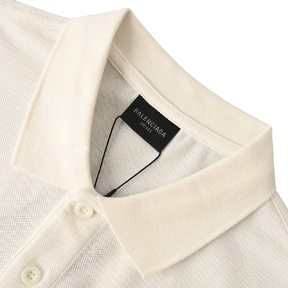 Balenciaga Logo Cotton Jersey T-Shirt