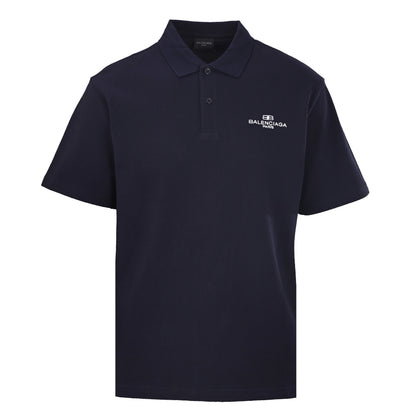 Balenciaga Logo Cotton Jersey T-Shirt