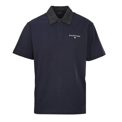 Balenciaga Logo Cotton Jersey T-Shirt