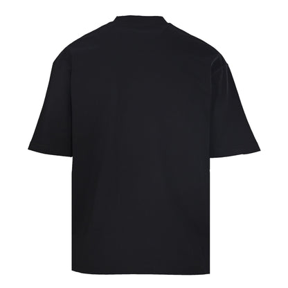 Balenciaga Distressed Logo Relaxed-Fit Cotton T-Shirt