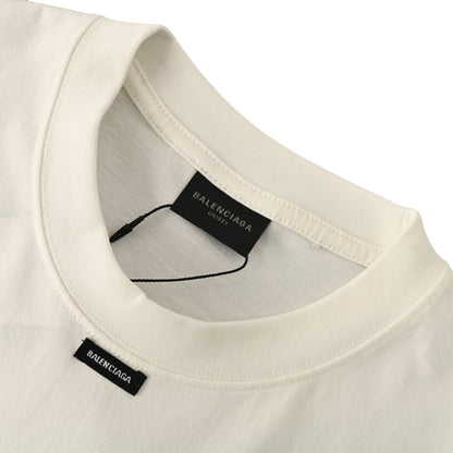 Balenciaga Logo Cotton Jersey T-Shirt