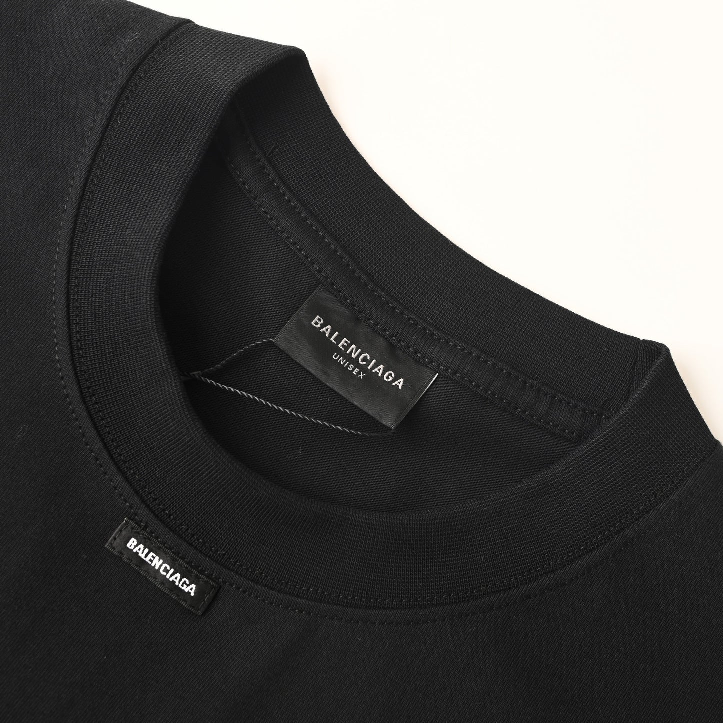 Balenciaga Logo Cotton Jersey T-Shirt
