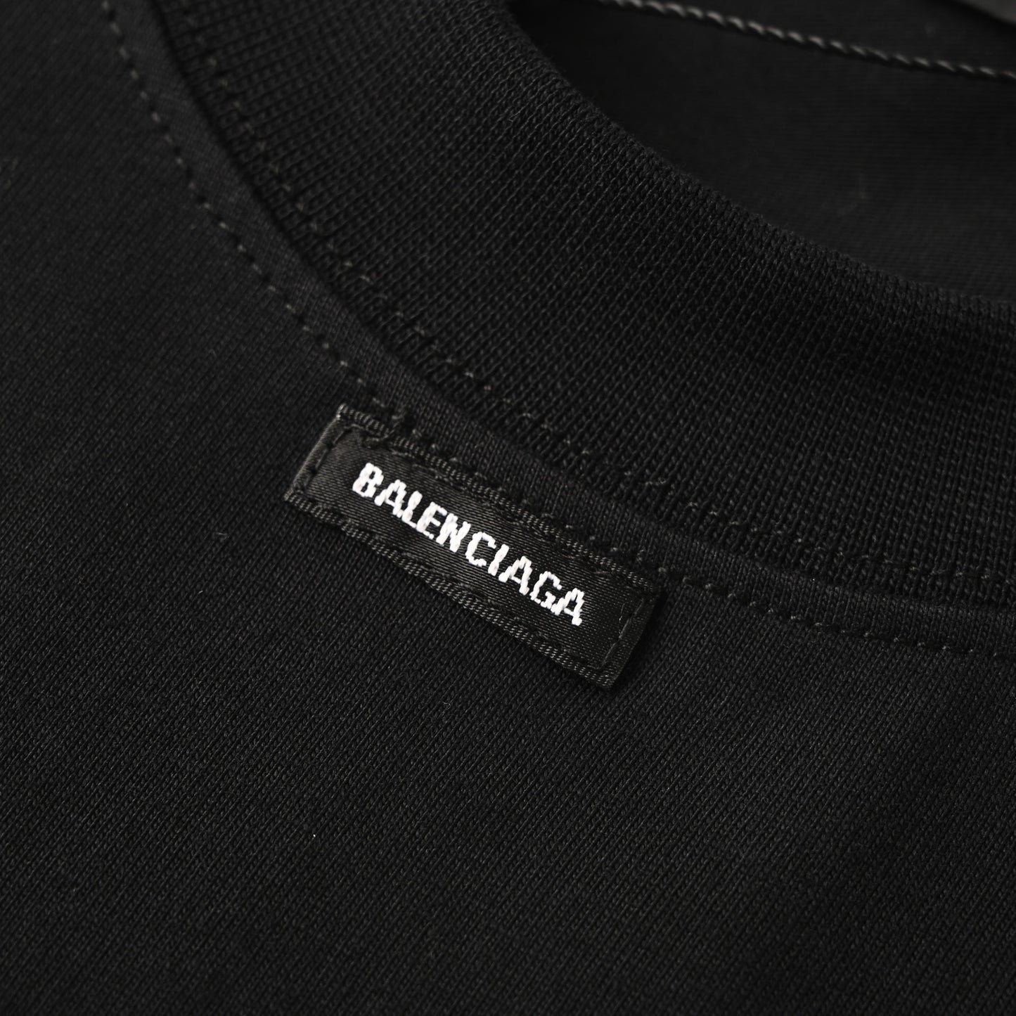 Balenciaga Logo Cotton Jersey T-Shirt