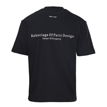 Balenciaga Logo Cotton Jersey T-Shirt