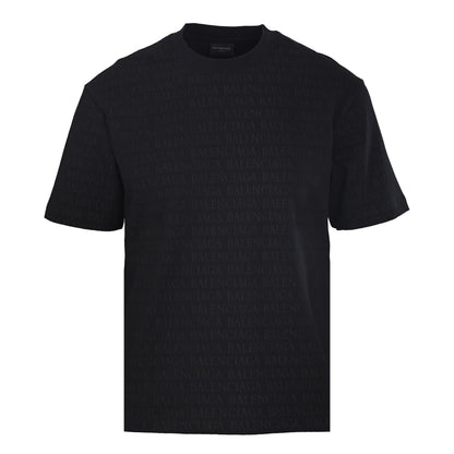 Balenciaga Logo Cotton Jersey T-Shirt