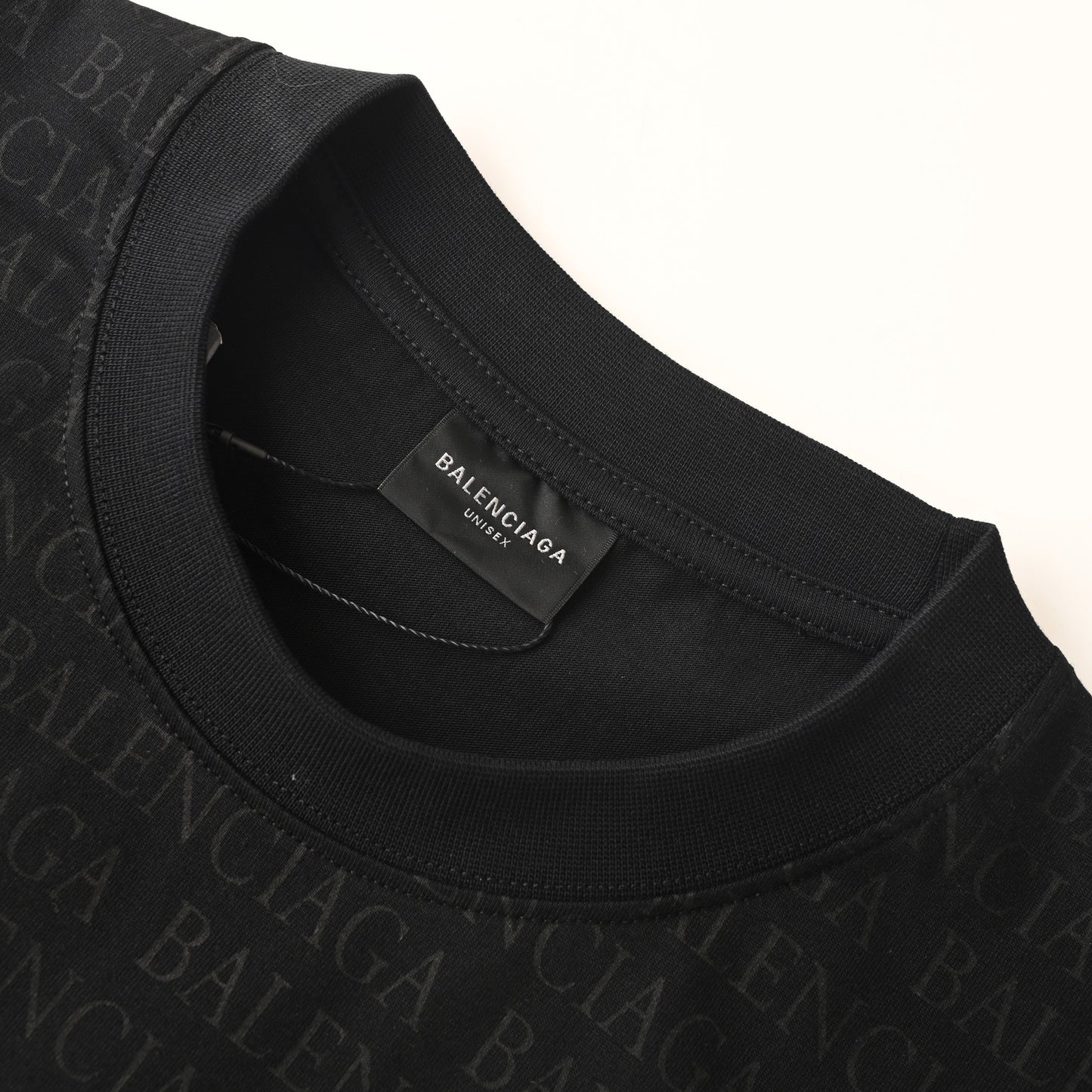 Balenciaga Logo Cotton Jersey T-Shirt