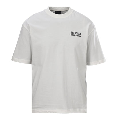 Balenciaga Logo Cotton Jersey T-Shirt
