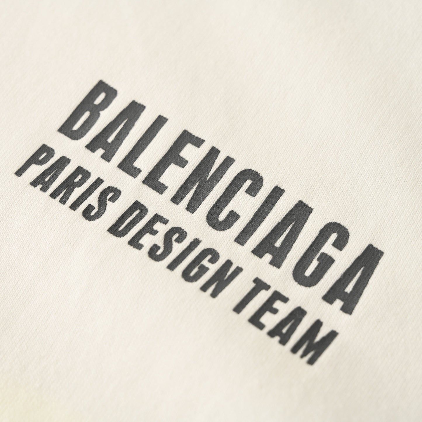 Balenciaga Logo Cotton Jersey T-Shirt