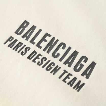 Balenciaga Logo Cotton Jersey T-Shirt