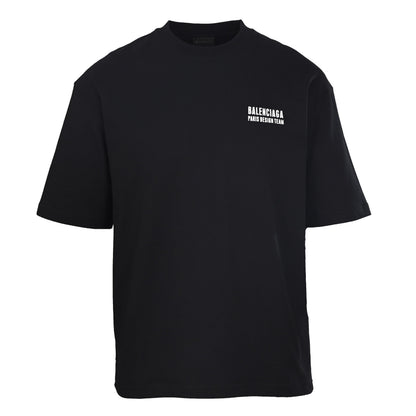 Balenciaga Logo Cotton Jersey T-Shirt
