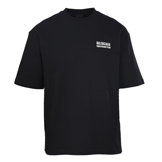 Balenciaga Logo Cotton Jersey T-Shirt
