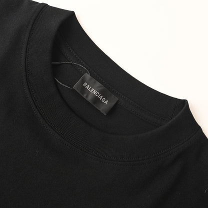 Balenciaga Logo Cotton Jersey T-Shirt