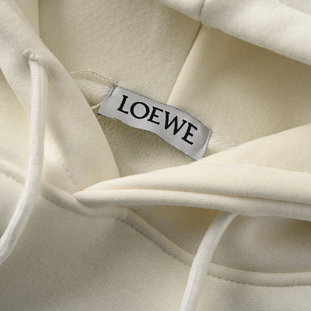 LOEWE Leaf Print Casual Hoodie