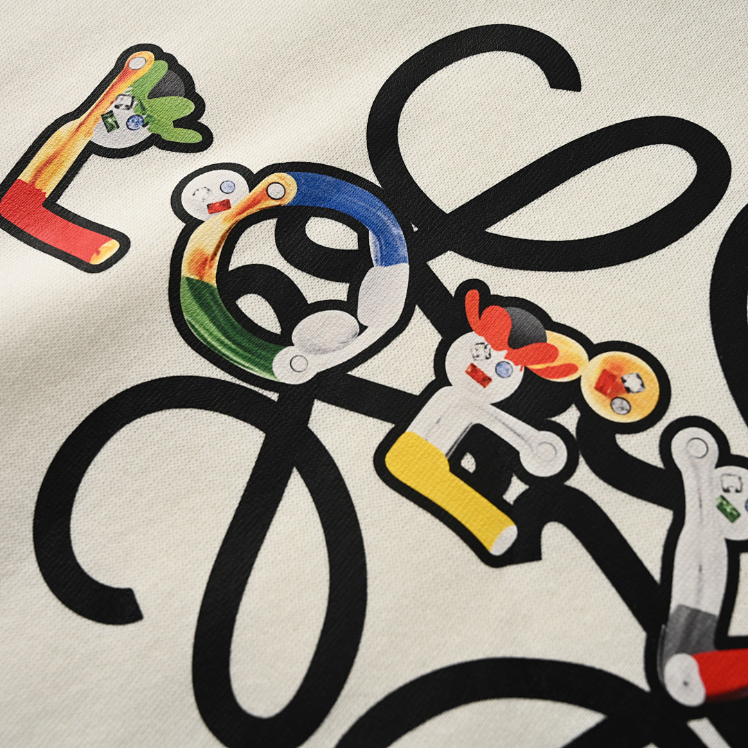 LOEWE Leaf Print Casual Hoodie