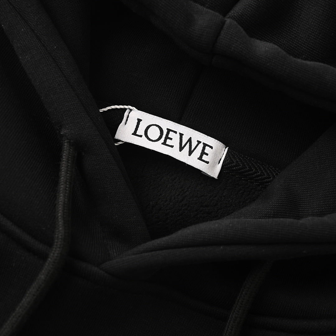 LOEWE Leaf Print Casual Hoodie